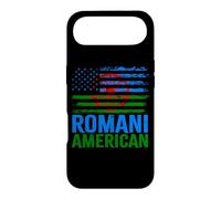Custodia per iPhone Air American Romani | Roma Traveller & Bandiere USA Distressed