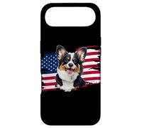 Custodia per iPhone Air American USA Flag 4th July Fourth Black Tricolor Corgi Lover