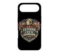 Custodia per iPhone Air American Veteran Crew Est 1776 Eagle Shield Patriotic Stati Uniti