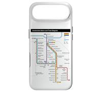 Custodia per iPhone Air Amsterdam Netherlands Metro Suburban Railway - Mappa del percorso