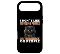 Custodia per iPhone Air Angry Black Cat Bere Caffè Prima del Caffè Odio Tutti