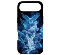 Custodia per iPhone Air Animali selvatici Balena Aquila Cavallo Blu Lupo Mondo