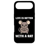 Custodia per iPhone Air Animals Cute Mouse rodent Rat life is better with a Rat