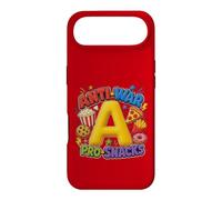 Custodia per iPhone Air Anti-War Pro-Snacks Funny Peace Food Graphic Rosso