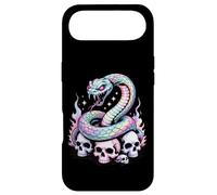 Custodia per iPhone Air Arcobaleno Serpente arrotolato Su Teschi