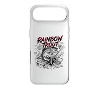 Custodia per iPhone Air Arcobaleno Trota Brutale Forza Pesca a Mosca