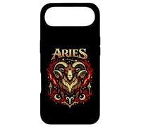 Custodia per iPhone Air Ariete segno zodiacale Ram Dark Fantasy Astrologia Fuoco Design