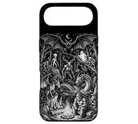 Custodia per iPhone Air Arte vintage delle leggende della foresta di Cryptids Bigfoot Mothman