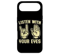 Custodia per iPhone Air Ascolta con i tuoi occhi Lingua dei segni