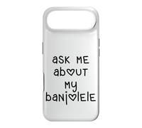 Custodia per iPhone Air Ask Me About My Banjolele Ukulele Cuore Lettere