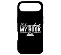 Custodia per iPhone Air Ask Me About My Book Published Author Writer