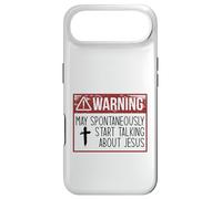 Custodia per iPhone Air ATTENZIONE! POTREBBE INIZIARE SPONTANEAMENTE A PARLARE DI GESÙ! Meme