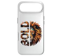 Custodia per iPhone Air Audace: resta forte nella fede con coraggio e speranza dal cuore di leone