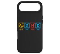 Custodia per iPhone Air AuDHD Tavola Periodica Autismo + ADHD per Nerd Distressed