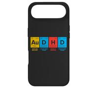 Custodia per iPhone Air AuDHD Tavola Periodica Autismo + ADHD per Nerd Distressed