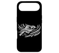 Custodia per iPhone Air Averla Mora Line Art Ornitologo
