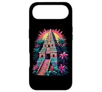 Custodia per iPhone Air Avventura al tramonto tropicale con piramide azteca