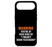 Custodia per iPhone Air Avvertire il tuo consiglio ad alto rischio Non sono nato ieri