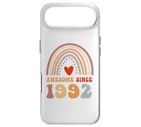 Custodia per iPhone Air Awesome Since 1992 34th Birthday Boho Rainbow 34 Years Old