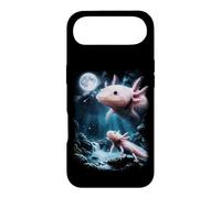 Custodia per iPhone Air Axolotl Ululando alla Luna 90's Retro