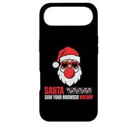 Custodia per iPhone Air Babbo Natale ha visto la storia del browser divertente design natalizio