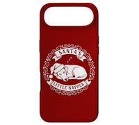 Custodia per iPhone Air Babbo Natale Little Napper, Funny Smooth Fox Terrier Christmas