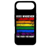 Custodia per iPhone Air bacia chi vuoi Bandiera arcobaleno LGBTQI