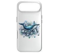 Custodia per iPhone Air Balena natalizia festiva: Winter Wonder Land