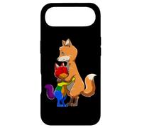 Custodia per iPhone Air Bambino Gay E Mamma Volpe Lgbtq Orgoglio Arcobaleno Amore