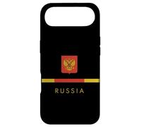Custodia per iPhone Air Bandiera della Russia Stemma Logo Art Russo Citizen Souvenir