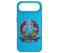 Custodia per iPhone Air Bandiera dell'Alaska Alpine Forget Me Not Patriotic Proud Alaska USA