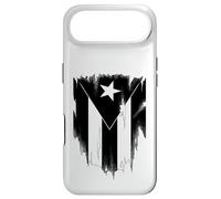 Custodia per iPhone Air Bandiera portoricana in bianco e nero Puerto Rico Boricua Pride