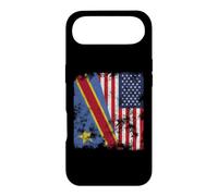 Custodia per iPhone Air Bandiera USA Repubblica Democratica del Congo - Mezzo americano