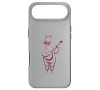 Custodia per iPhone Air Banjo Playing Alpaca Retro Animal Bluegrass Picker
