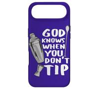 Custodia per iPhone Air Bar Work God Knows When You Don't Tip Citazione divertente Barman