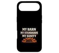 Custodia per iPhone Air Barn Rules Horse Barn Authority Humor Proprietario Trainer Confine