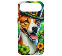 Custodia per iPhone Air Basenji Dog St Patricks Day Opere d'arte