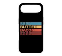 Custodia per iPhone Air BBBE Burro Di Manzo Uova Di Pancetta Vintage Carnivoro Amante Della Carne