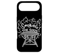 Custodia per iPhone Air BBQ Smoking The Good Stuff Quote BBQ Food Griglia a carbone