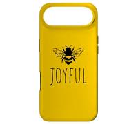 Custodia per iPhone Air Be Joyful - Messaggio minimalista ispiratore Pun Bee Lover