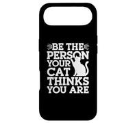 Custodia per iPhone Air Be The Person Your Cat Thinks You Are Citazioni divertenti sul gatto