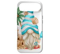 Custodia per iPhone Air Beach Lover With Flip Flops And Sand Castle Funny Gnome