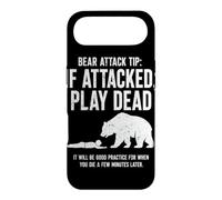 Custodia per iPhone Air Bear Attack Tip Se Attaccato Gioca Morto Divertente Escursionismo Umorismo