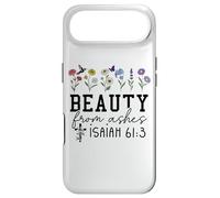Custodia per iPhone Air Beauty from Ashes Bible Verse Isaiah 61:3 Christian Jesus