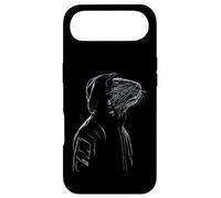 Custodia per iPhone Air Beaver Line Art Cool Drawing Animal Love Forest Motivo