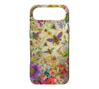 Custodia per iPhone Air Bees Boho Wildflowers foglie e vetro colorato floreale