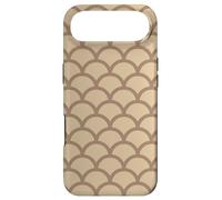 Custodia per iPhone Air Beige Brown Hills Mountains Arches Half Circles Pattern
