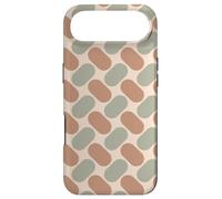 Custodia per iPhone Air Beige Brown Wavy Ovals Capsule Ellipse Geometric Pattern