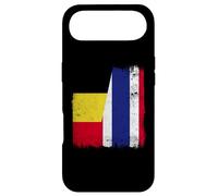 Custodia per iPhone Air Belgio Thailandia Mezza bandiera Belgian Thai Roots