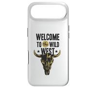 Custodia per iPhone Air Benvenuti al Wild West Bull Skull Vintage Western Logo